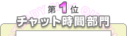 チャット時間部門
